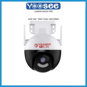 Camera IP Yoosee PTZ  2K 4 Led Siêu Nét 2 Râu Hồng Ngoại, Ban Đêm Có Màu Xoay 360 Độ Chống Nước Đàm Thoại 2 Chiều