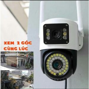 Camera IP Yoosee PTZ Ngoài Trời 2 Màn Hình 5MPX Xem Đêm Có Màu, Hỗ Trợ Đàm Thoại 2 Chiều Xoay 360 Độ