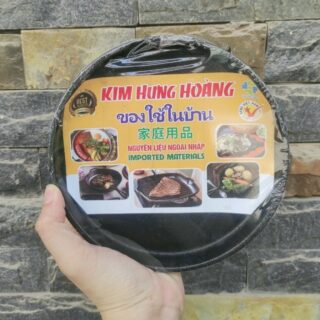Chảo Gang Tròn Kim Hưng Hoàng Chuyên Làm Bò Bít Tết Trứng Ốp La  Size 16Cm Chống Dính Tốt