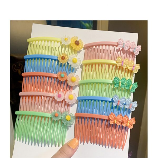 Combo 10 Lược Xước Định Hình Tóc Họa Tiết Nhiều Màu