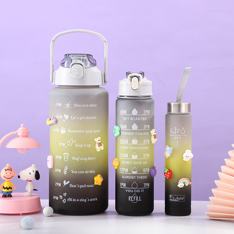 Combo 3 Bình Nước Tiện Dụng Dễ Thương Đáng Yêu Không Kèm Sticker Combo 3 Bình Nước Tiện Dụng Dễ Thương Đáng Yêu Không Kèm Sticker