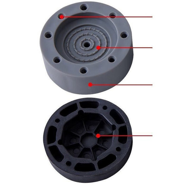 Combo 4 Chân Kê Máy Giặt, Tủ Lạnh Loại Cao 7x6cm