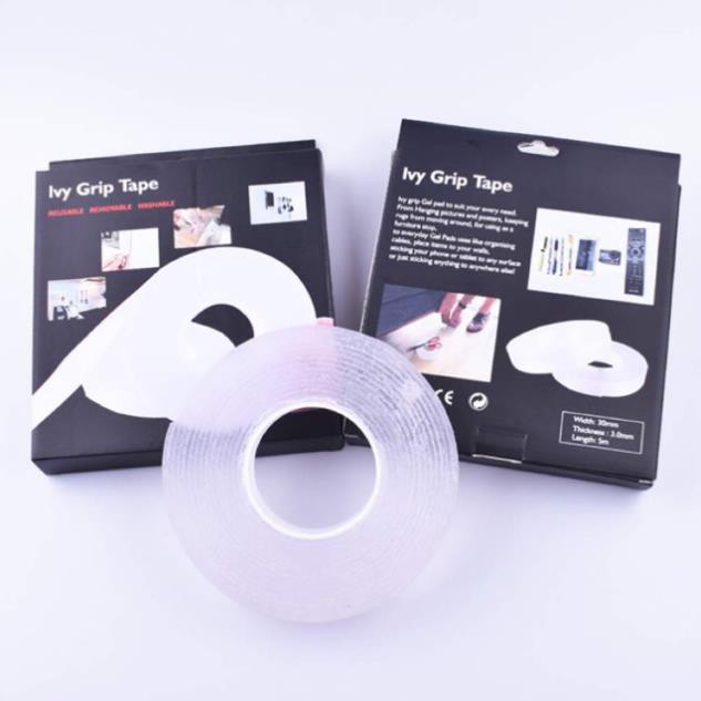 Băng Keo Trong 3m Siêu Dính 2 Đầu Ivy Grip Tape Băng Keo Trong 3m Siêu Dính 2 Đầu Ivy Grip Tape