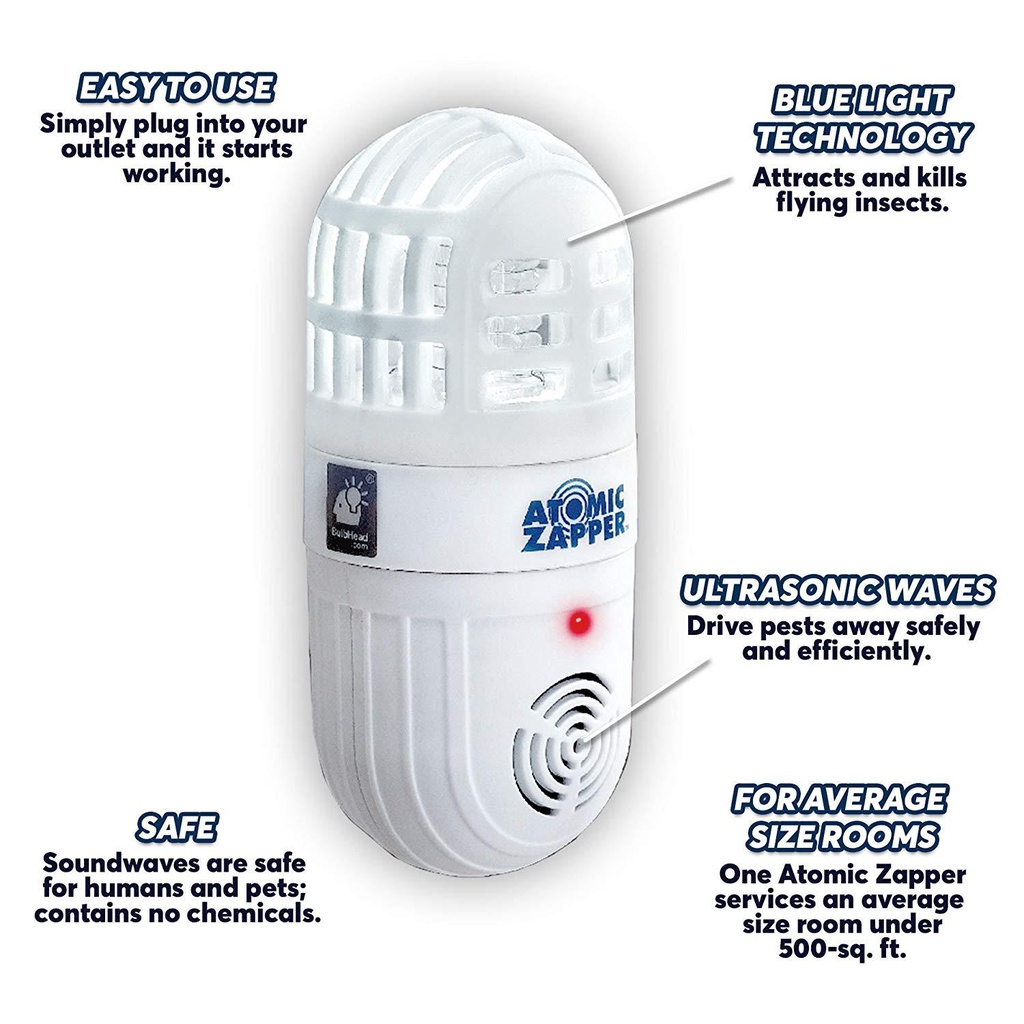 Đèn Bắt Muỗi Và Đuổi Côn Trùng Sonic Zapper Đèn Bắt Muỗi Và Đuổi Côn Trùng Sonic Zapper