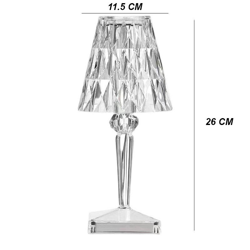 Đèn Ngủ Pha Lê Cảm Ứng Có Remote