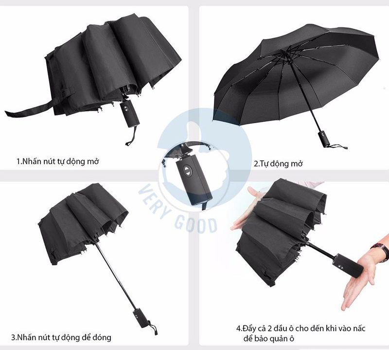 Dù Bấm Xếp 2 Chiều Tự Động Xuất Nhật Dù Bấm Xếp 2 Chiều Tự Động Xuất Nhật