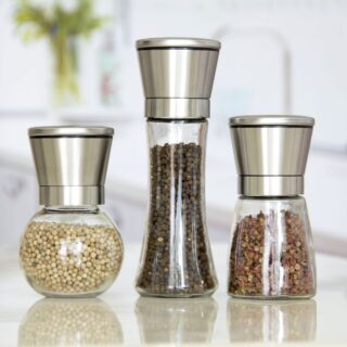 Dụng Cụ Đựng Và Xay Tiêu Nắp Inox Đa Năng