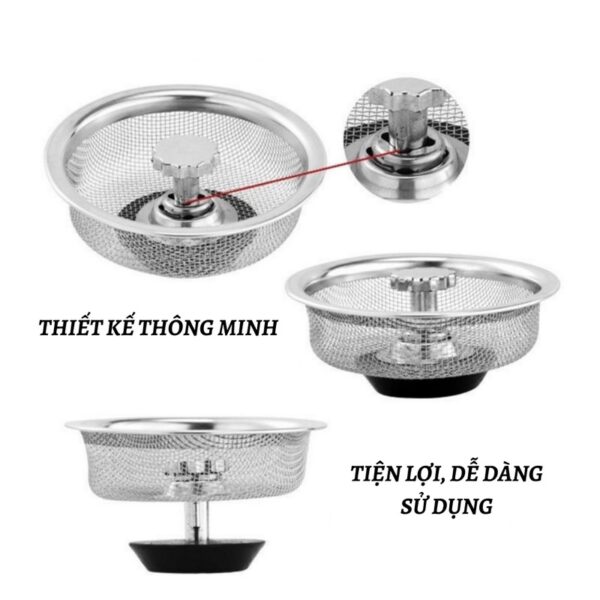 Dụng Cụ Lọc Rác Bồn Rửa Chén Đa Năng
