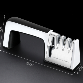 Dụng Cụ Mài Dao Kéo 4 Rãnh Đa Năng Có Tay Cầm 23Cm