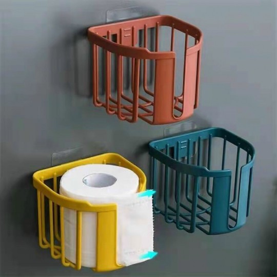 Giá Kệ Treo Cuộn Giấy Vệ Sinh Gắn Tường Bằng Nhựa Tiện Dụng Hình Chữ V Tròn Giá Kệ Treo Cuộn Giấy Vệ Sinh Gắn Tường Bằng Nhựa Tiện Dụng Hình Chữ V Tròn