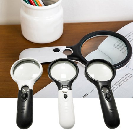 Kính Lúp 6902AB 2 Kính Quang Học Cầm Tay Có 3 Đèn Led Kính Lúp 6902AB 2 Kính Quang Học Cầm Tay Có 3 Đèn Led