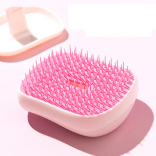 Lược Massage, Chải Đầu Chống Thắt Nút Tóc Hình Chiếc Lá Sáng Bóng