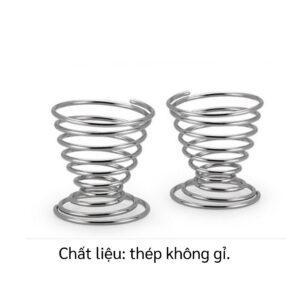 Ly Vòng Xoắn Ăn Trứng Inox Chống Nóng 4x4cm