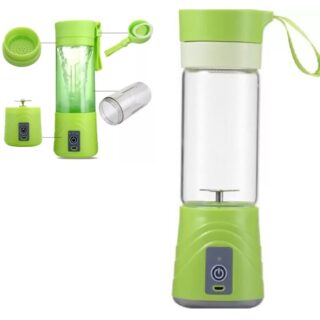 Máy Xay Sinh Tố Mini Cầm Tay Dùng Pin Sạc Tiện Lợi