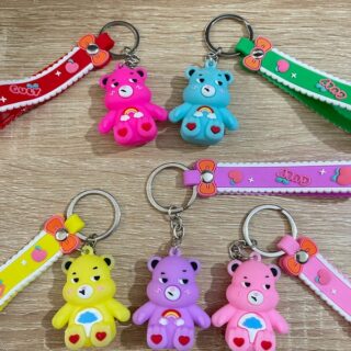 Móc Khoá Hình Gấu Cầu Vồng Dễ Thương Cho Bé