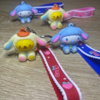 Móc Khoá Hình Thú Tai Thỏ Dễ Thương Thời Trang Độc Lạ