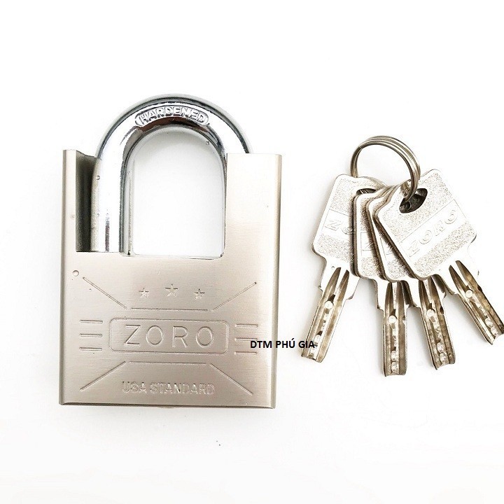 Khoá Zoro 6 Phân Chống Cắt Chìa Muỗng Khoá Zoro 6 Phân Chống Cắt Chìa Muỗng