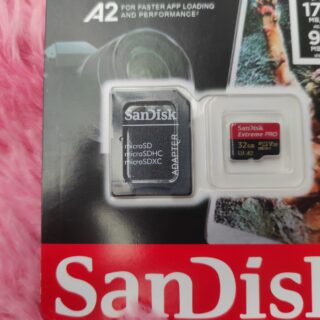 Thẻ Nhớ Sandisk Extreme Pro 32Gb Chip A2 V30 170Mb/s Chính Hãng Siêu Bền