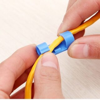 Vỉ 20 Nút Cố Định Dây Điện, Dây Cáp Nhiều Màu Tiện Lợi