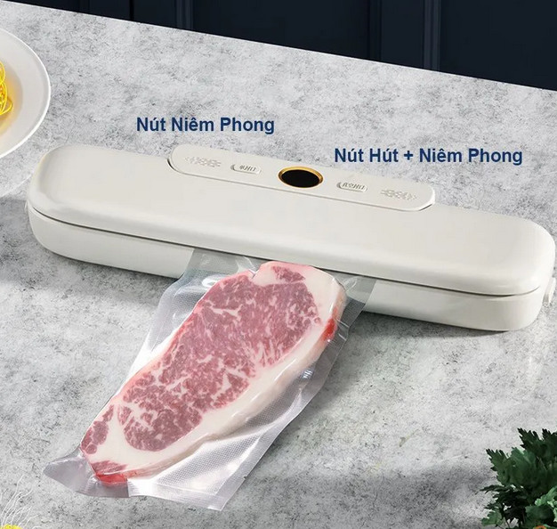 Máy Hút Chân Không Fk-7912 Kèm Túi Tiện Dụng Cho Nhà Bếp