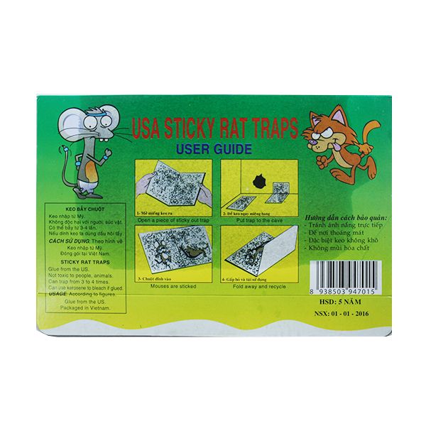 Miếng Dán Keo Dính Chuột Miếng Dán Keo Dính Chuột