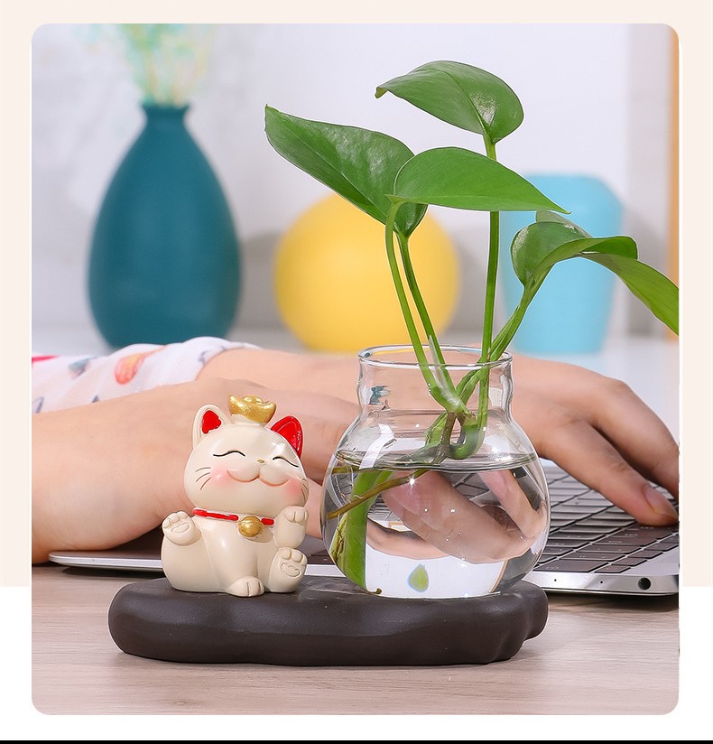 Mèo Thần Tài May Mắn. Trồng Cây, Nuôi Cá, Để Bàn Mèo Thần Tài May Mắn. Trồng Cây, Nuôi Cá, Để Bàn