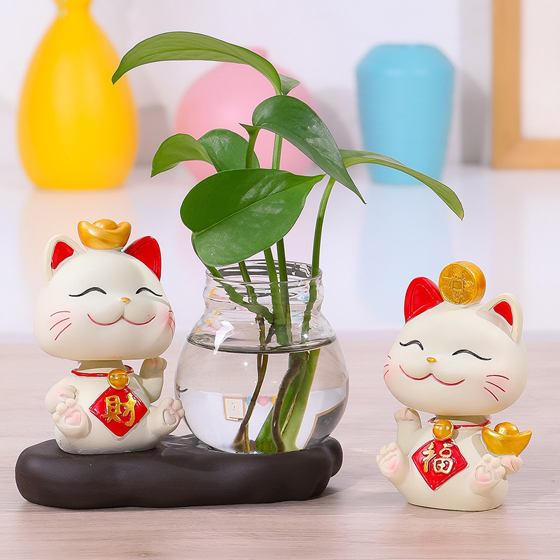 Mèo Thần Tài May Mắn. Trồng Cây, Nuôi Cá, Để Bàn Mèo Thần Tài May Mắn. Trồng Cây, Nuôi Cá, Để Bàn
