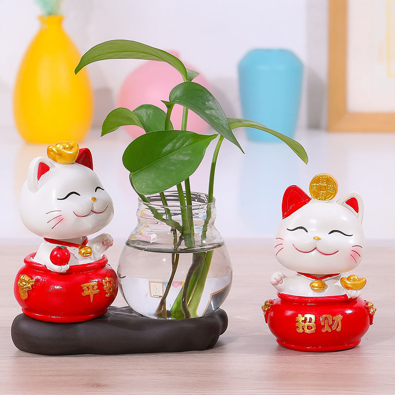 Mèo Thần Tài May Mắn. Trồng Cây, Nuôi Cá, Để Bàn Mèo Thần Tài May Mắn. Trồng Cây, Nuôi Cá, Để Bàn