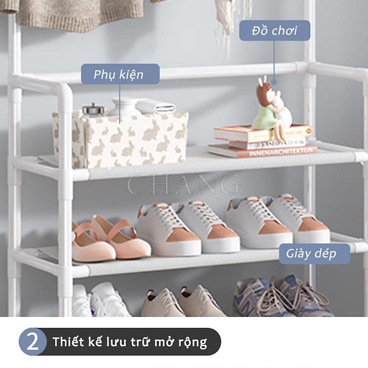 Giá Treo Quần Áo Mẫu Mới 3Trong 1 Để Giày Có Mẫu Treo Mũ 4 Tầng 2 Bậc Gấp Gọn (T10) Giá Treo Quần Áo Mẫu Mới 3Trong 1 Để Giày Có Mẫu Treo Mũ 4 Tầng 2 Bậc Gấp Gọn (T10)