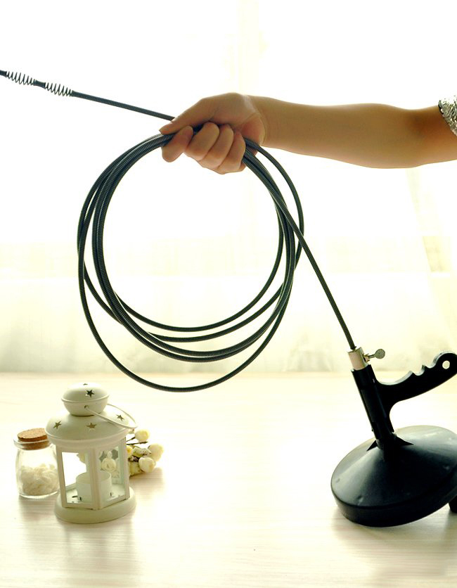 Dụng Cụ Thông Cống Có Quai Cầm Dây Dài 5M Tiện Dụng Dụng Cụ Thông Cống Có Quai Cầm Dây Dài 5M Tiện Dụng