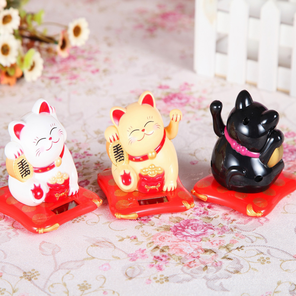 Tượng Mèo Vẩy Tay Tự Động