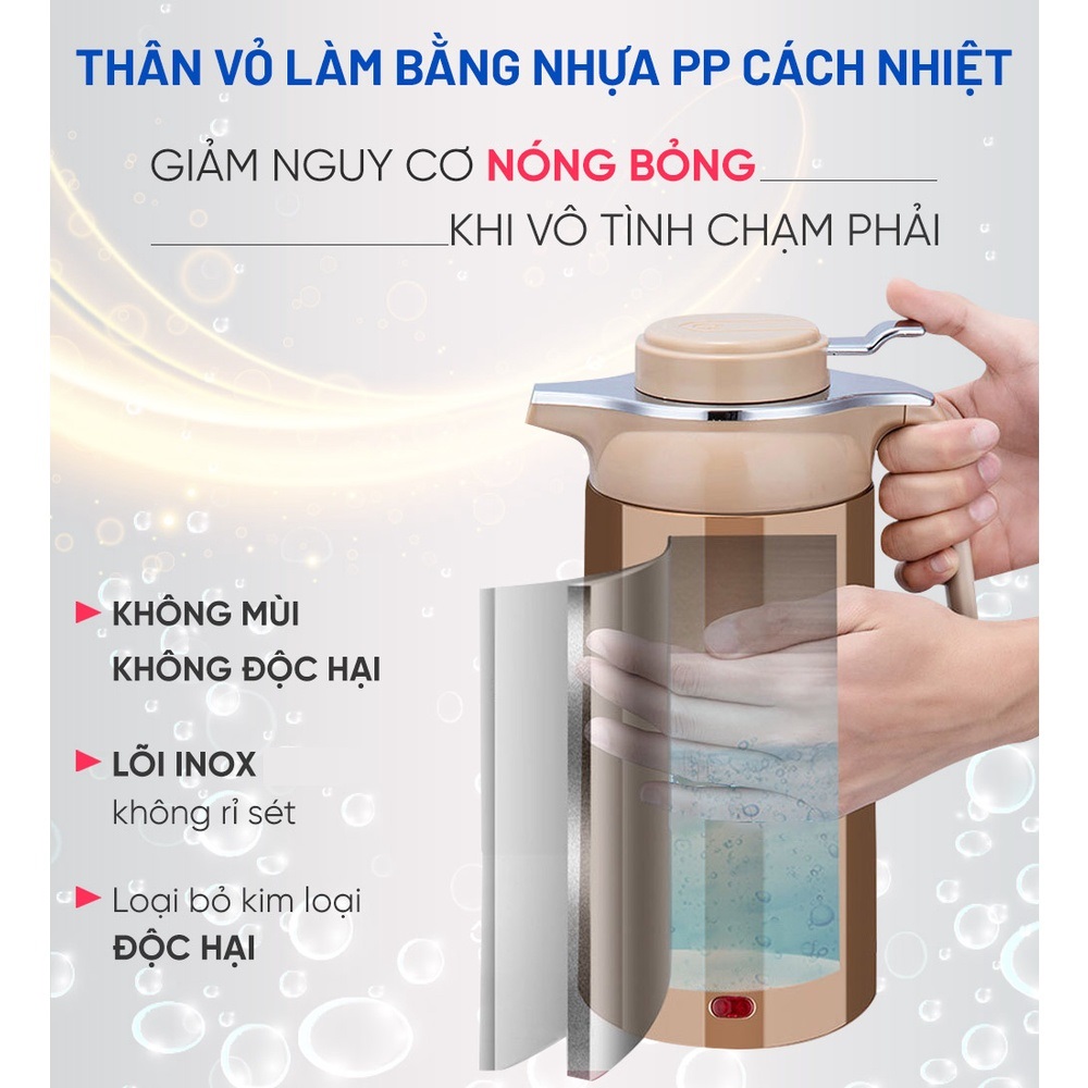 Ấm Siêu Tốc Cao Cấp 3L Gugkdd Tự Ngắt Khi Sôi