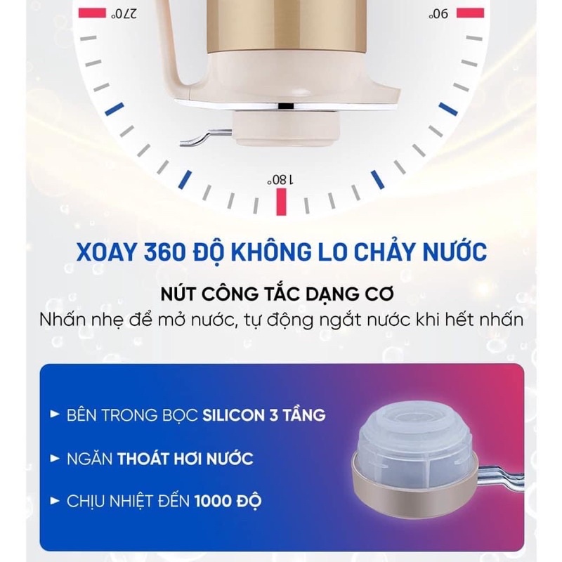 Ấm Siêu Tốc Cao Cấp 3L Gugkdd Tự Ngắt Khi Sôi