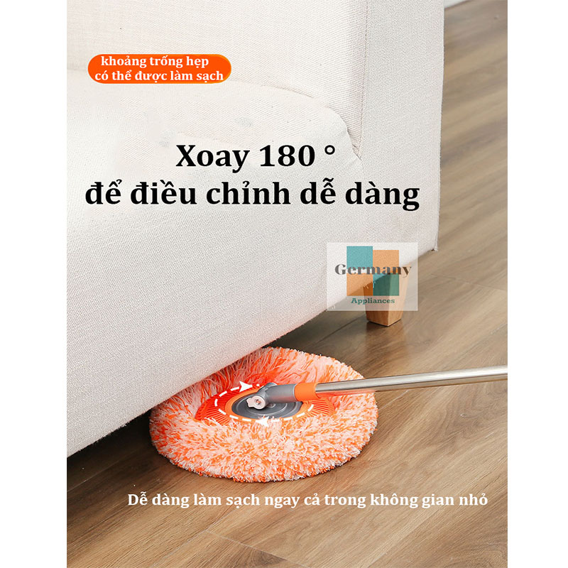 Chổi Lau Nha Đa Năng 2M Màu Cam Chổi Lau Nha Đa Năng 2M Màu Cam