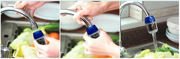 Combo 2 Đầu Lọc Nước Tại Vòi Tiện Dụng