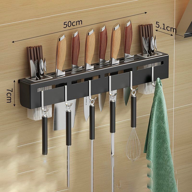 Kệ Cài Thìa Đen: Cài Thìa Dao Gài Kéo Inox Nhà Bếp Tiện Ích Dán Keo Là Dùng Không Cần Khoan Tường Kệ Cài Thìa Đen: Cài Thìa Dao Gài Kéo Inox Nhà Bếp Tiện Ích Dán Keo Là Dùng Không Cần Khoan Tường