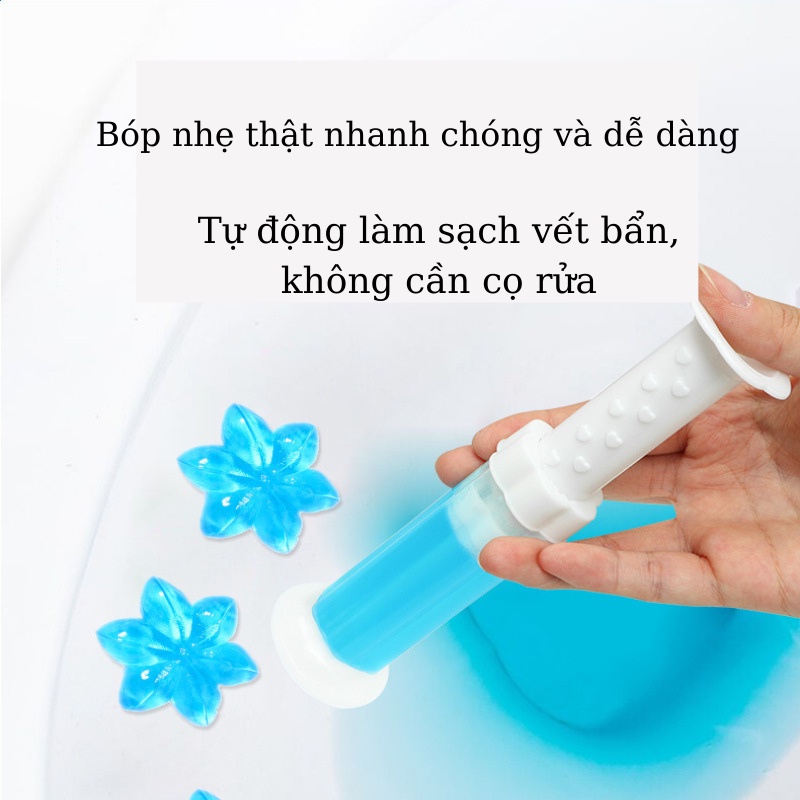 Gel Thơm Khử Trùng Bồn Cầu Diệt Khuẩn Toilet Dạng Thạch Hình Bông Hoa Gel Thơm Khử Trùng Bồn Cầu Diệt Khuẩn Toilet Dạng Thạch Hình Bông Hoa