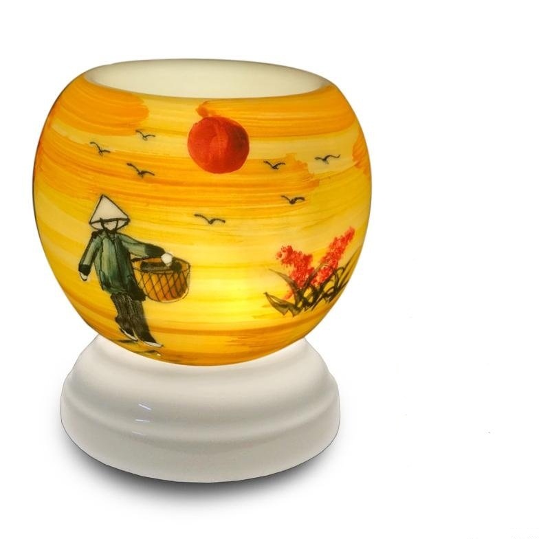 Đèn Xông Tinh Dầu Gốm Sứ Bát Tràng Nhiều Mẫu Hình
