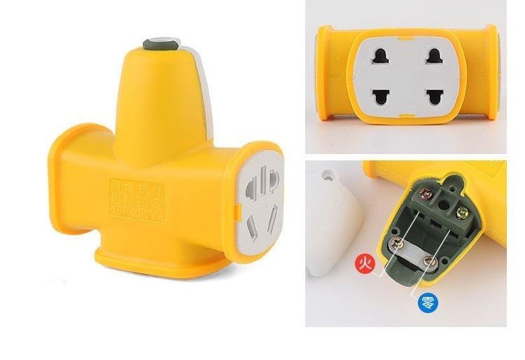 Cuộn Dây Điện 5M Kèm Ổ Điện 6 Lỗ Cắm 16A 250W An Toàn TIện Dụng