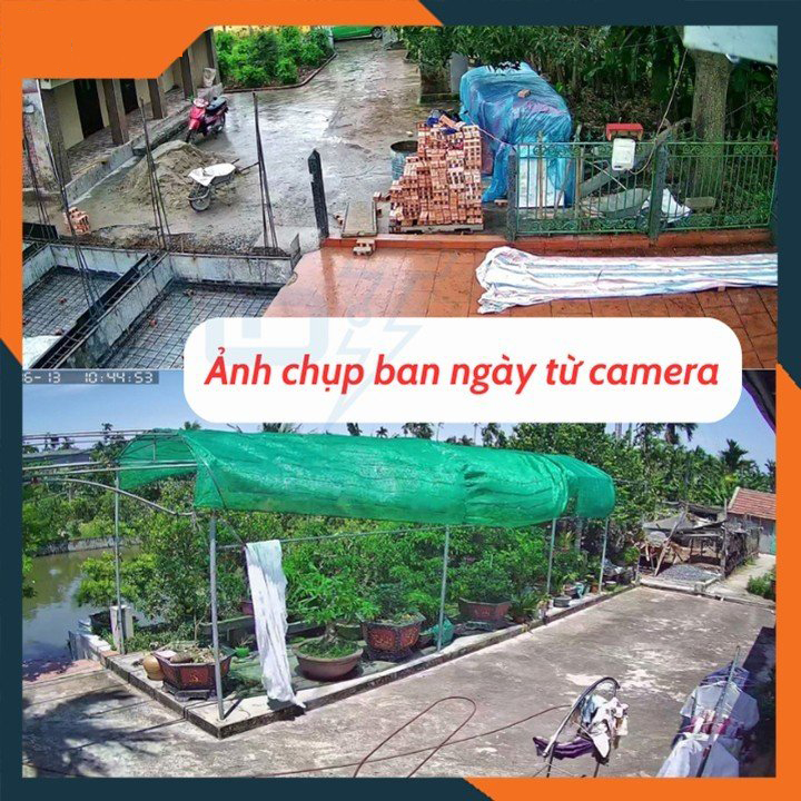 Camera Ip Yoosee Ptz Ngoài Trời 2 Màn Hình 6Mpx 44Led Xem Đêm Có Màu, Hỗ Trợ Đàm Thoại 2 Chiều Xoay 360 Độ