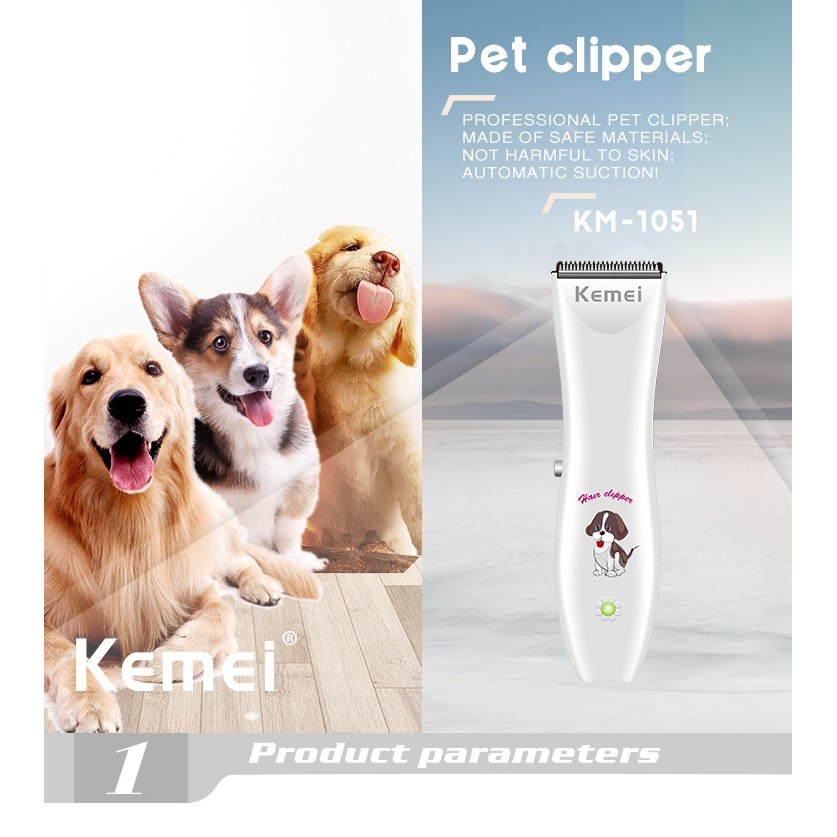 Tông Đơ Cắt Lông Chó Mèo Kemei Km-1051