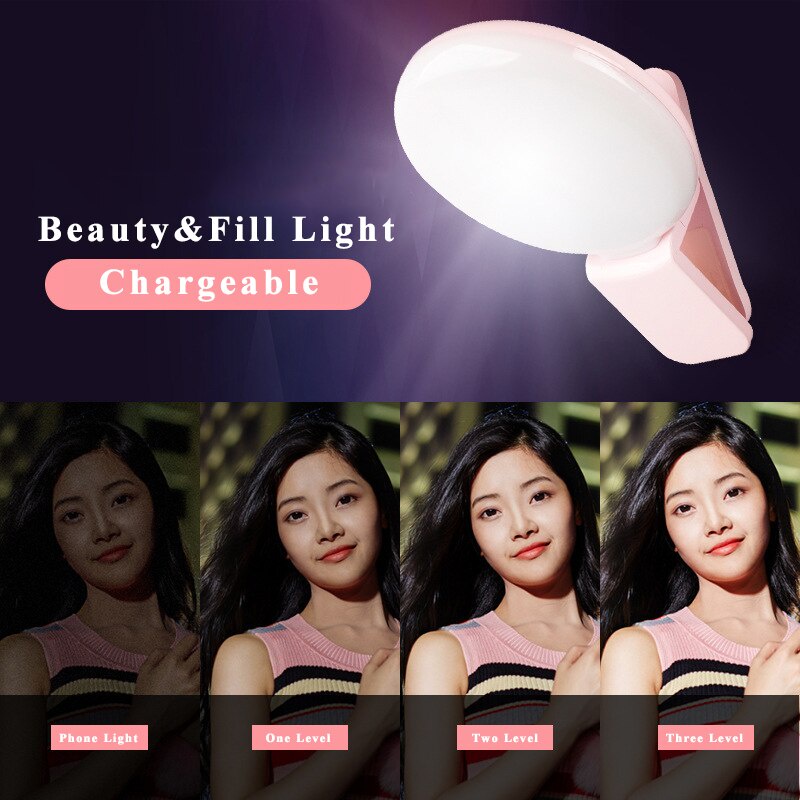 Đèn Led Hỗ Trợ Chụp Ảnh Selfie Đẹp Sắc Nét