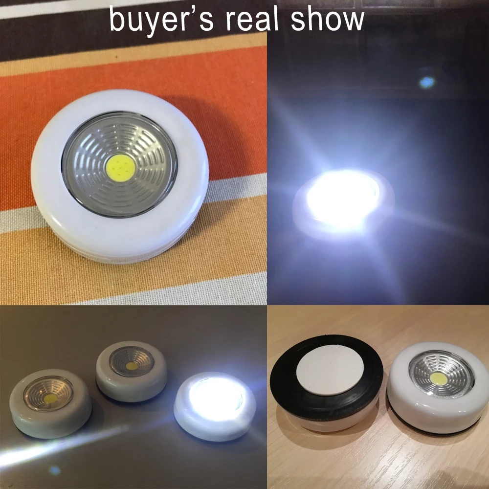 Đèn Led Không Dây Gắn Tường Siêu Sáng Xài Pin AAA