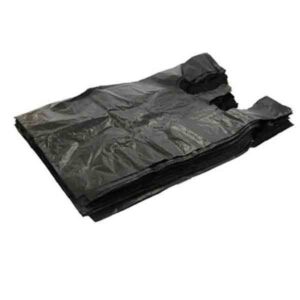 1KG Túi Nilon (Size 30cm Đựng 5Kg) Đen Bóng Dẻo Dai Có Quai Sách - S03