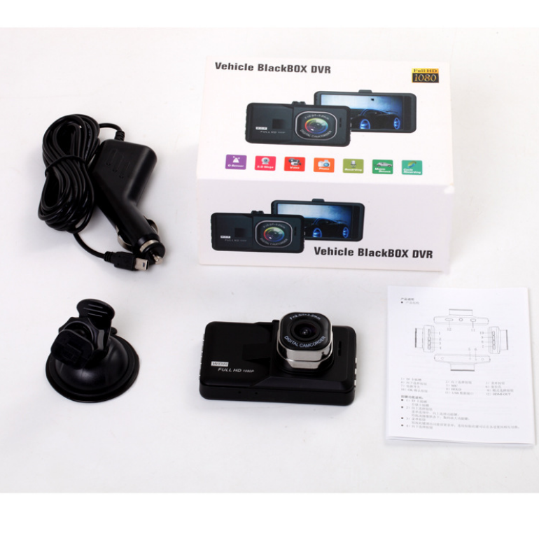 Camera Hành Trình 3.0 Inch Hd 1080P Cho Các Dòng Ô Tô