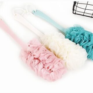 Cây Bông Tắm Chà Lưng Siêu Sạch Cán Dài 42cm