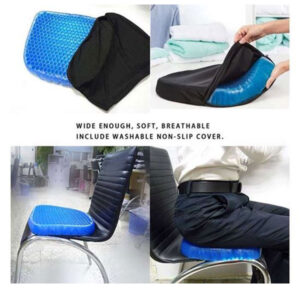Đệm Lót Ghế Tổ Ong 4D Flex Thiết Kế Thoáng Khí Bảo Vệ Cột Sống Chất Liệu Mềm Mại Thân Thiện