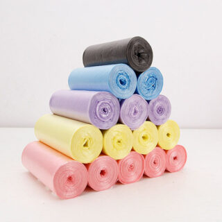 Hộp 10 Cuộn 300 Túi Đựng Rác Nhiều Màu Tiện Lợi