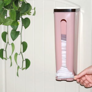 Hộp Dán Tường Đựng Túi Nilon, Túi Rác, Khăn Giấy Tiện Lợi Loại Lớn Dài 31cm