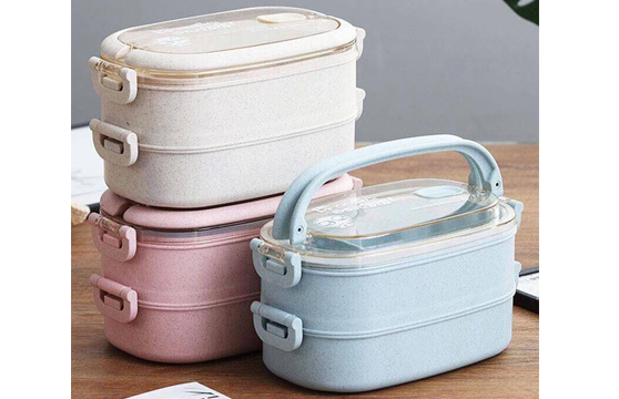 Hộp Đựng Cơm Lúa Mạch 2 Tầng + Tặng Kèm Đũa Muỗng Nĩa Hộp Đựng Cơm Lúa Mạch 2 Tầng + Tặng Kèm Đũa Muỗng Nĩa